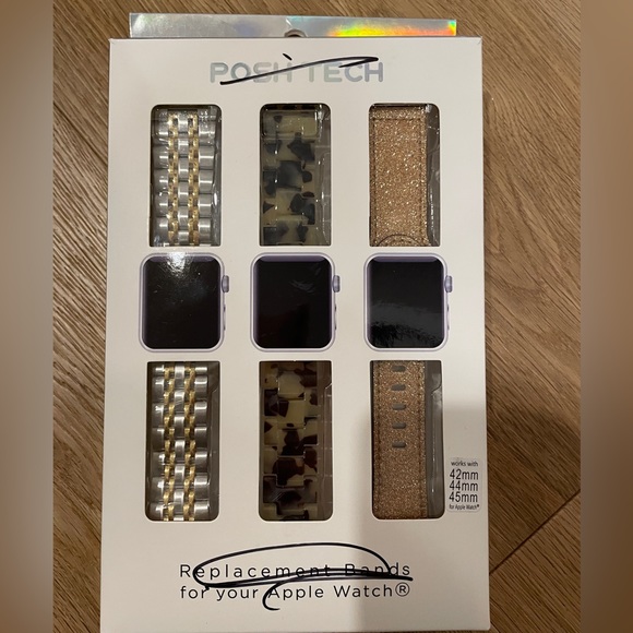 Posh tech set of three Apple Watch 42-45 watch bands new - Picture 3 of 5